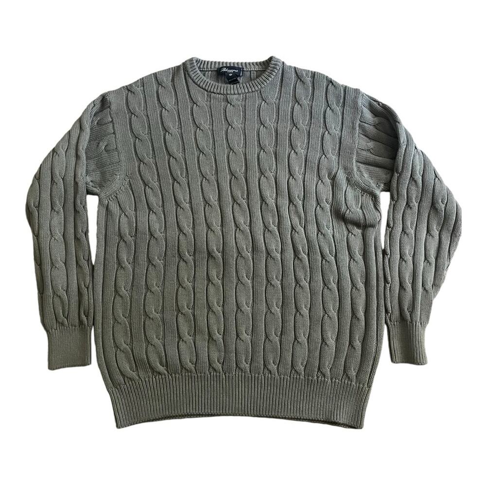 Bluemarine Uomo Men's Cable Knit Sweater size Size XL